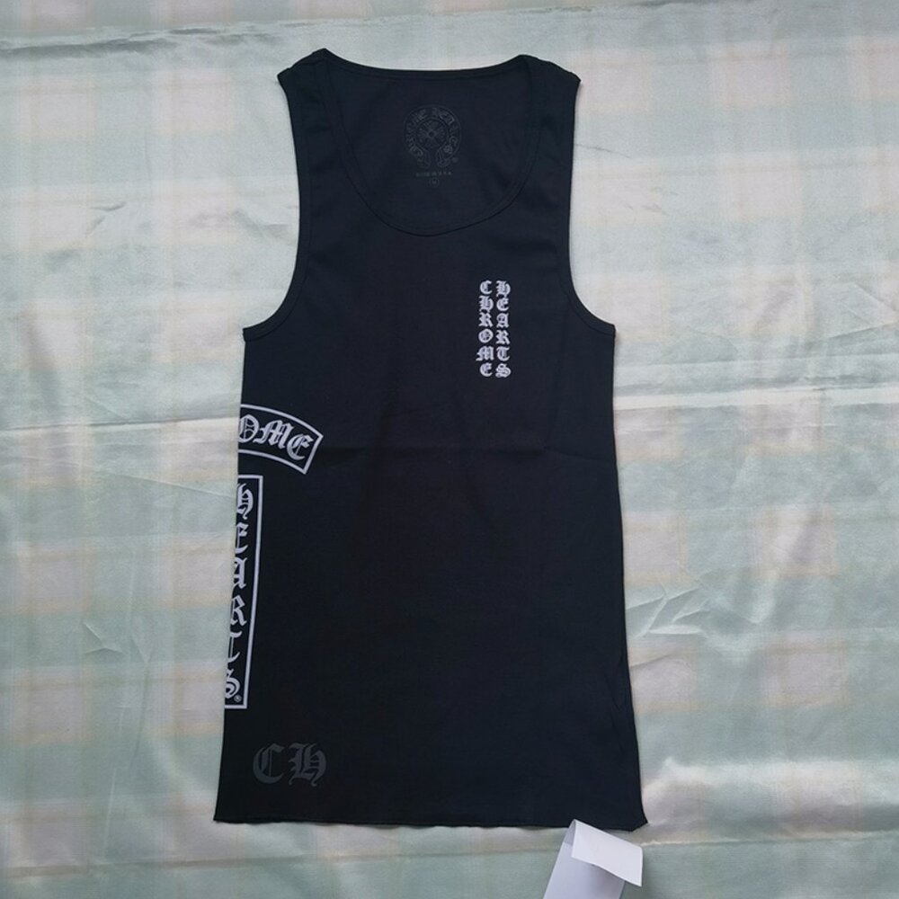 Chrome Hearts Gothic Font Printed Vest